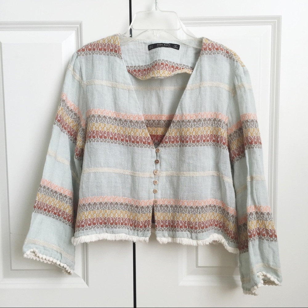 Zara Embroidered Top